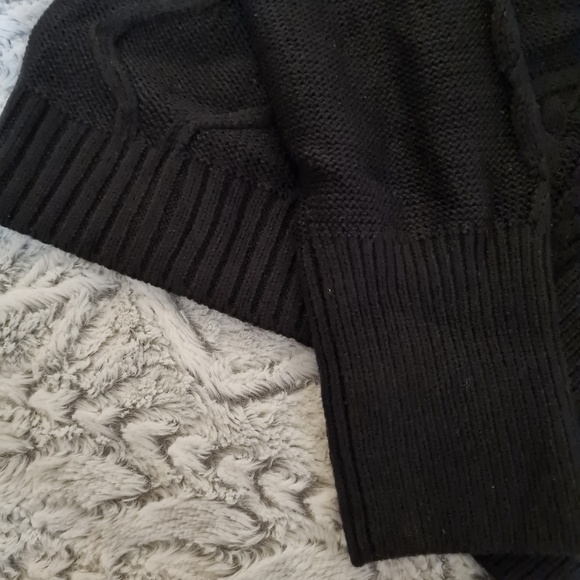 NWT Charlotte Russe Cozy Black Sweater Size M - Picture 3 of 7
